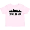 thumbnail image 3 of Inktastic Boston Massachusetts Skyline City Silhouette Boys or Girls Toddler T-Shirt, 3 of 5