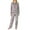Gray#1223V&06, variant on Garbnen Valentines Pajama Sets for Women Bow Print Crew Neck Long Sleeve Sleepwear Top and Pants Spring Summer Pjs Lounge Set