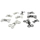 thumbnail image 3 of 50 Pcs Hooks Eyes Bra Hook Sewing Hooks Hook Eye Sewing Eye Closure Replacement Bra, 3 of 3