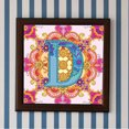 thumbnail image 4 of Pintura de diamante 5D DIY Taladro parcial con forma especial Letra D Datura Kit 30x30cm, 4 of 9