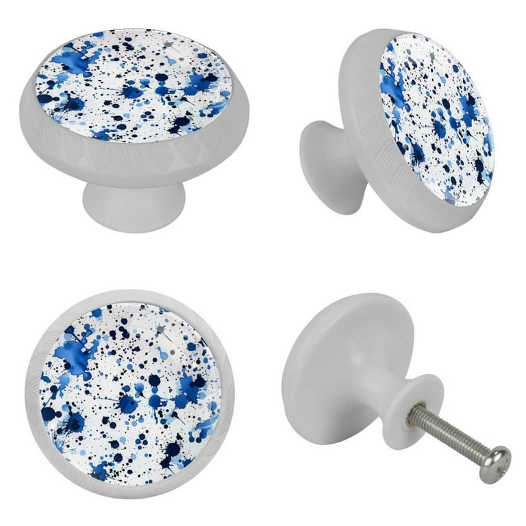 blue expensive dress Top Knobs TK124BSN Blue Crystal Knob 1 3/8 Inch-Brushed Satin Nickel main image 0