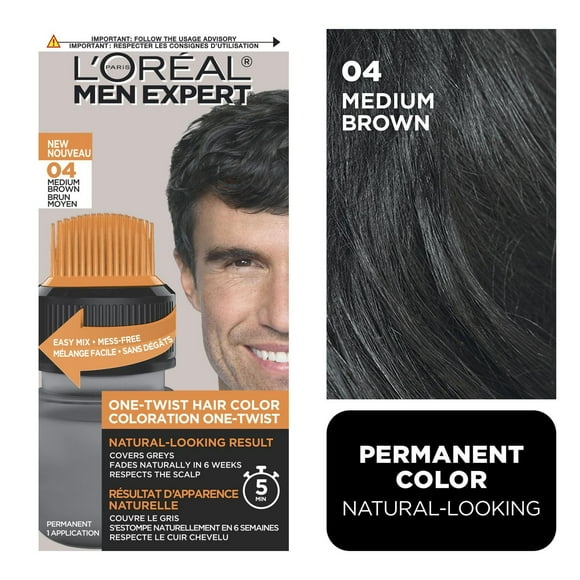 L'Oréal Paris Men Expert, Permanent Hair Color, 1un