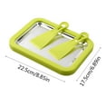 thumbnail image 7 of FYHALE Ice Cream Roller Maker, At-Home Rolled Ice Cream Maker Kit, Instant Rolled Ice Cream Tray with 2 Scrapers, DIY Freezy Bake Ice Cream Maker, Soft Serve, Slushies, Frozen Yogurt (Green), 7 of 7