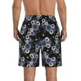 thumbnail image 3 of Kdxio Sunflowers Pattern Mens Casual Shorts - Drawstring Summer Beach Sports Shorts for Men, 3 of 9