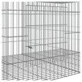 thumbnail image 6 of vidaXL 3-Panel Rabbit Cage Animal Hutch Playpen Enclosure Galvanized Iron, 6 of 6