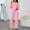 Pink, variant on Womens 2 Piece Outfits Lounge Fall Fashion Sets Oversized Sweatshirts Wide Leg Pants Sweatsuits Winter Clothes