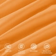 thumbnail image 6 of Elegant Comfort Deep Pocket 4-Piece Bed Sheet Set, Ultra-Soft Microfiber, Luxury Bedding Gift, King, Orange, 6 of 6