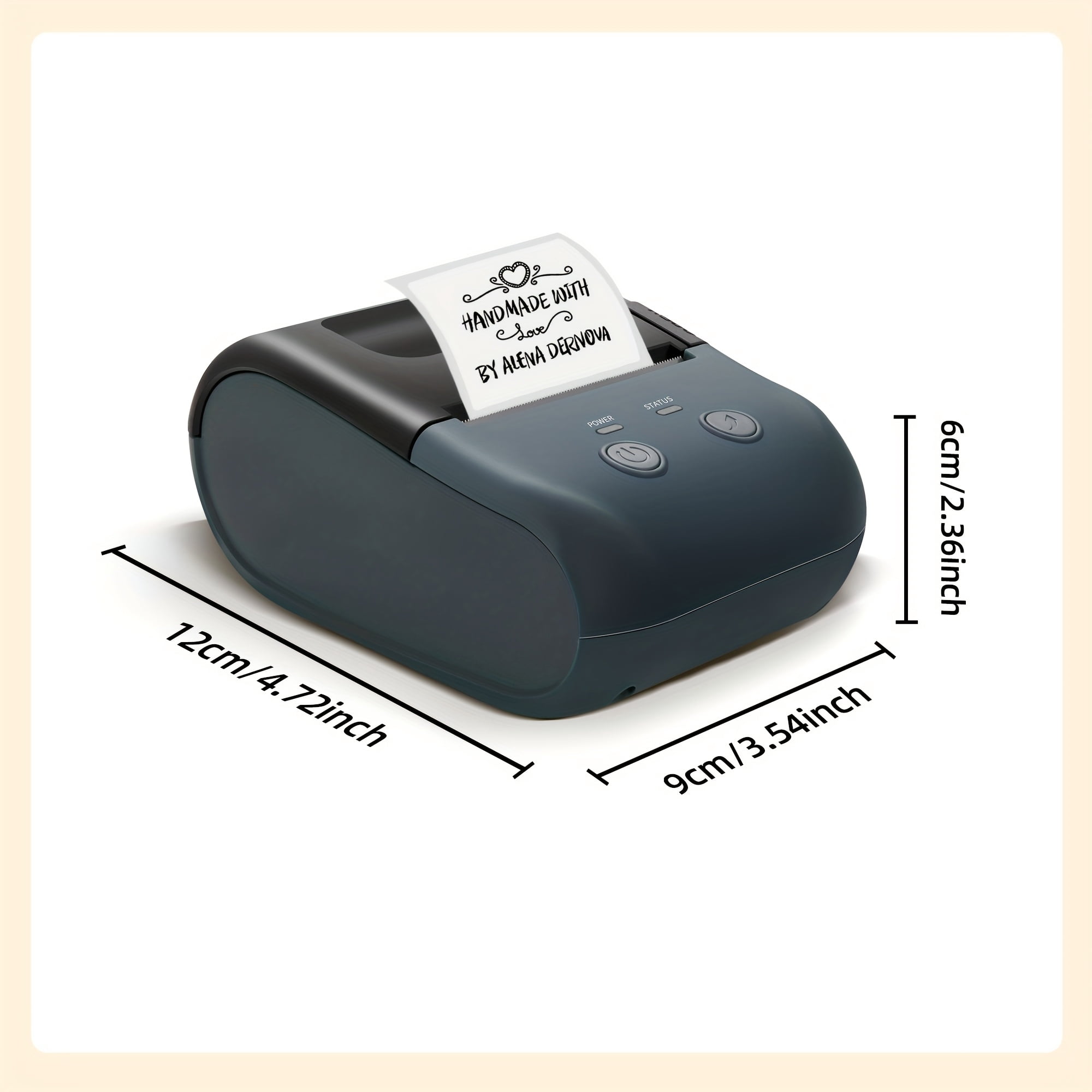 L7 Portable Wireless Label Printer, Using Thermal Technology, Seamless Label Manufacturer, Suitable for Transportation Labels, Inventory Management, And Home Organization, Barcode Printer
