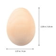 thumbnail image 4 of OFFIGAM 12pcs Unpainted Wooden Eggs for Easter Crafts, Projects, Home Decor and Seasonal Decorations, 4 of 6