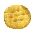 thumbnail image 2 of HEVIRGO 12/16/18Inch Round Chair Cushion Washable Soft Polyester Plaid Pattern Sitting Seat Pad Mat Decoration Home Decor, 2 of 8