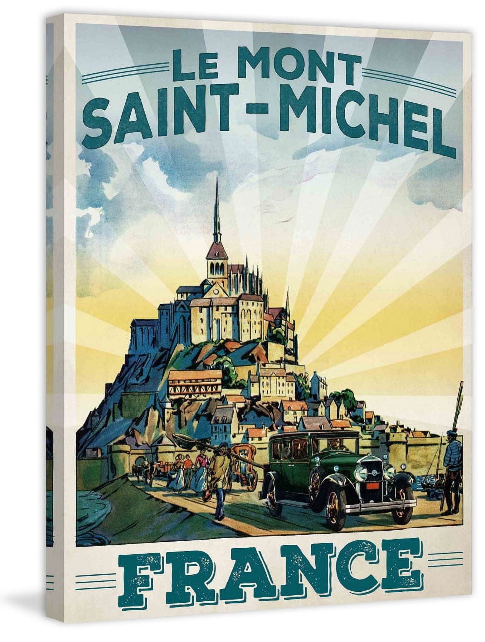 Marmont Hill "Le Mont Saint-Michel" Painting Print on Canvas
