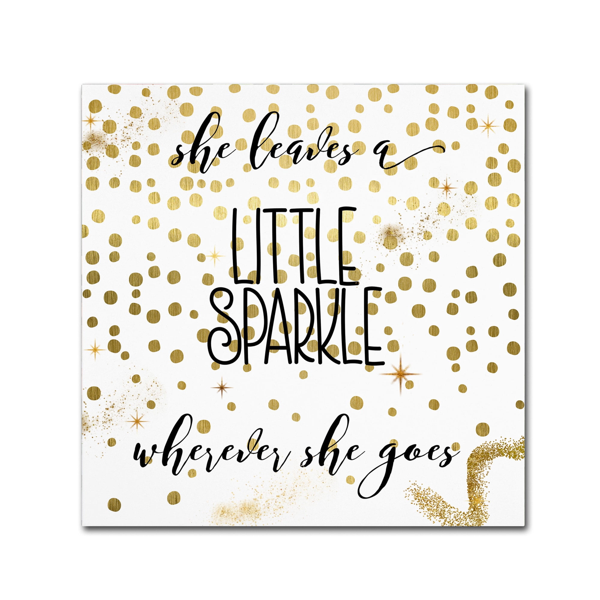 Trademark Fine Art "Sparkle" Canvas Art by Color Bakery