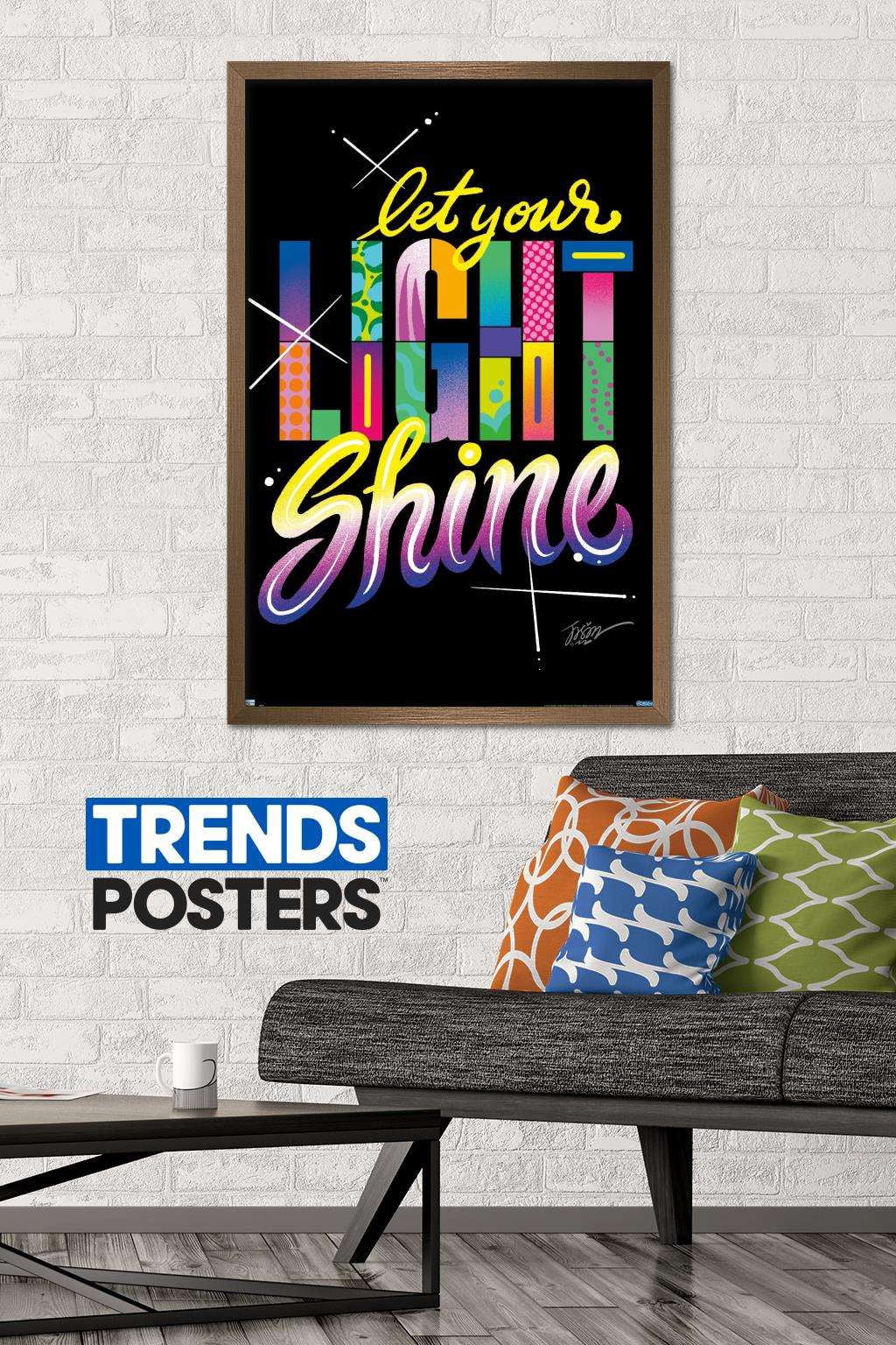 Jason Naylor - Let Your Light Shine Wall Poster, 22.375" x 34", Framed