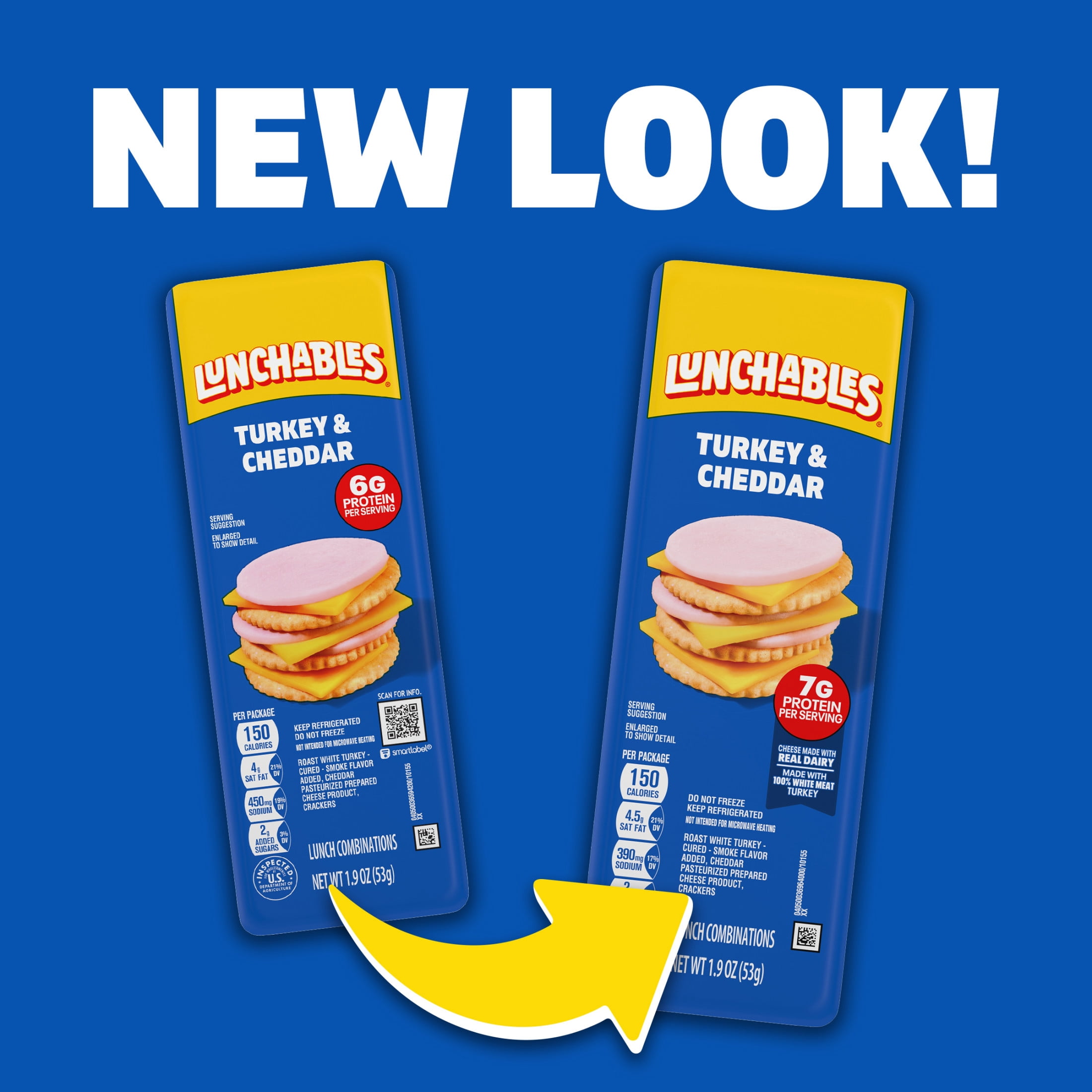 Lunchables Turkey & Cheddar Value Pack, 1.9 oz Pack