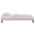 thumbnail image 6 of Platform Bed Frame, Tufted, Rivet Nailhead, King, Pink, Velvet, Bedroom, Modern Contemporary Boutique HB35344, 6 of 15