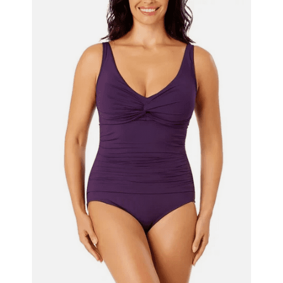 Lands' End Ladies' Swimsuit Purple Small