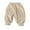 Khaki, variant on Edvintorg 0-2 Years Toddler Baby Pants Cute Solid Color Elastic Waist Casual Leg Tied Pants for Outerwear with Pocket Loungewear Boys Athletic Pants