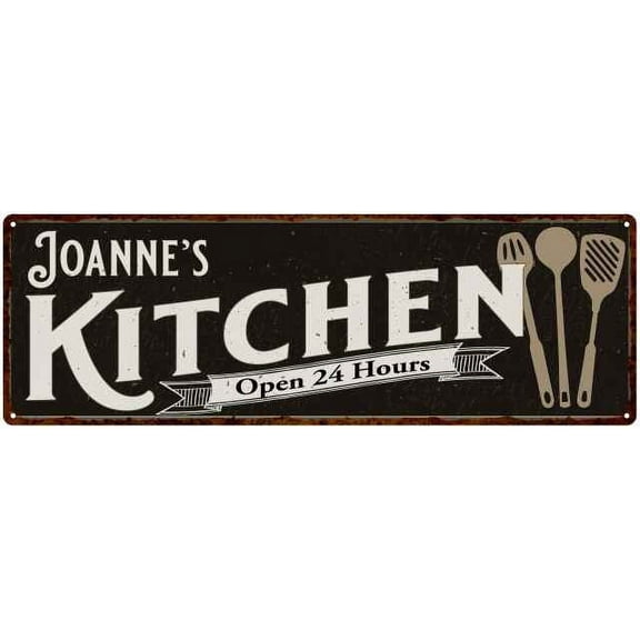 Joanne's Kitchen Sign Chic Wall Decor Gift Mom 8x24 108240014150