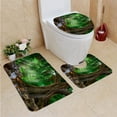 thumbnail image 1 of ABPHQTO Selva Juego de alfombras de baño de 3 piezas Alfombra de baño Alfombra de contorno y tapa de inodoro ABPHQTO Cont-CHAPPLE-34535, 1 of 2