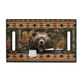 thumbnail image 6 of Yuyamidu Bear Golf Cart Seat Covers Southwest Aztec Golf Cart Seat Towel Blanket with 4 Front Pockets Fits in Club Car Other 2-Seat Golf Carts Suitable for All Seasons, 6 of 7