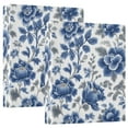 thumbnail image 2 of Three Ring Binder Blue and White Flowers 1.5 Inch Round Binder D-Rings for Office Supplies and More, 2 of 10