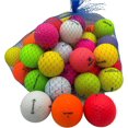 thumbnail image 1 of Golf Ball Planet - 50 Pack Recycled Golf Balls Matte Color Mix (3A / Good), 1 of 6