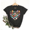 thumbnail image 4 of VBTAPA Bunny T-shirt for Women 2025 Easter Graphic Tees Egg Hunt Themed Printed Short Sleeve Crewneck Tee Tops Sales of Today Black L, 4 of 6