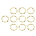 thumbnail image 2 of tredstone 10 Pieces Spring Rings Round Carabiner 3/4inch O Rings for Bags Purse Gold, 2 of 7