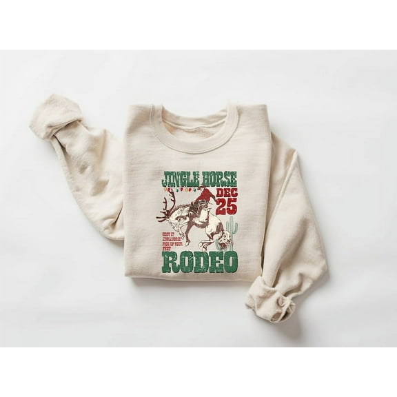 Cowboy Christmas Sweater, Giddy Up Jingle Horse Pick Up Your Feet, Howdy Country Christmas Horse, Cowgirl Shirt, Christmas Sweatshirt