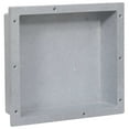 thumbnail image 1 of vidaXL Shower Niche Matt Grey 41x36x10 cm, 1 of 5