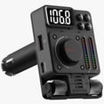thumbnail image 3 of Transmisor Bluetooth para coche Reproductor MP3 Bluetooth U Disk Transmisor FM Ecualizador de sonido MP3 para coche, 3 of 5