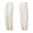 thumbnail image 6 of Mens Athletic Joggers with Pockets and Elastic Waist Lightweight Golf Pants Men Wrinkle Free Flat Front Stretch Relaxed Fit Tapered Work Travel Pants Big and Tall Size M-4XL Beige, 6 of 6