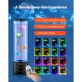 thumbnail image 3 of VEVOR Sensory Bubble Tube Lamp 16 Remote-controlled Color Water Fish Lamp, 3 of 9