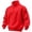 Red, variant on Daweinan Quarter Zip Sweatshirt for Men Mock Neck Stand Collar Long Sleeve Pullover Lightweight Trendy Casual Solid Color Fall Winter Everyday