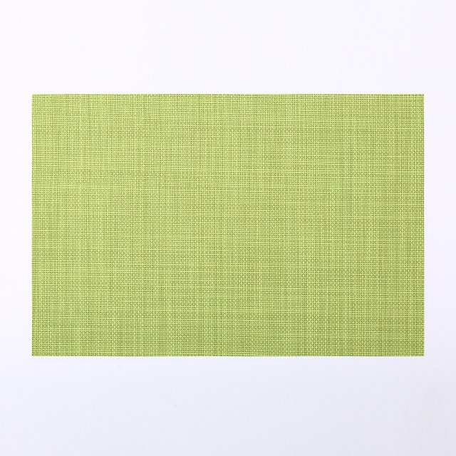 Mantel individual de PVC de tejido grueso con aislamiento térmico para mesa de comedor de color sólido simple para el hogar, mantel impermeable para comida occidental, posavasos