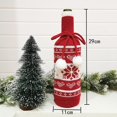 thumbnail image 2 of 3 uds. Fundas festivas para vino navideñas, regalos navideños para botellas de vino, 2 of 5