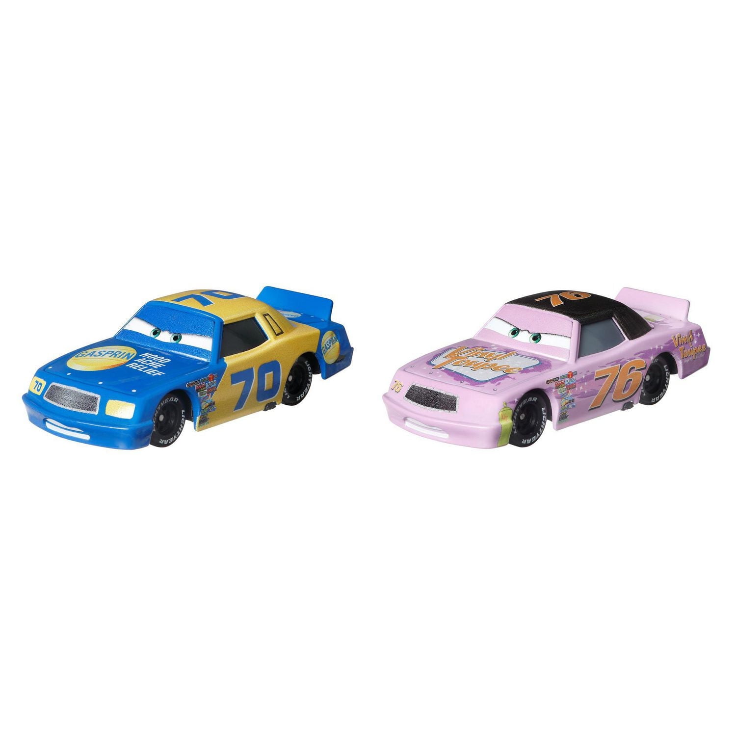 Disney and Pixar Cars 3 2-Pack Floyd Mulvihill & Crusty Rotor 1:55 scale Die-Cast Fan Favorite Character Vehicles