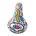thumbnail image 3 of DYNWAVECA Children's Bicycle Saddle, Comfortable, Non-slip Replacement Saddle for Children's Bicycles, Shock-absorbing for Road And Outdoor Riding Colorful Mouth, 3 of 7