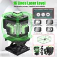 thumbnail image 4 of Nivel láser multifuncional de 16 líneas, máquina autonivelante de 3 °, herramienta de nivelación de batería de litio recargable, suelo omnidireccional, 4 of 8