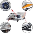 thumbnail image 3 of EPOTOOR Left Headlight For 2014-2017 Buick Regal Halogen Chrome Housing Clear, 3 of 8