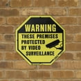 9" x 9" Octagon Video Surveillance Sign by HYKO