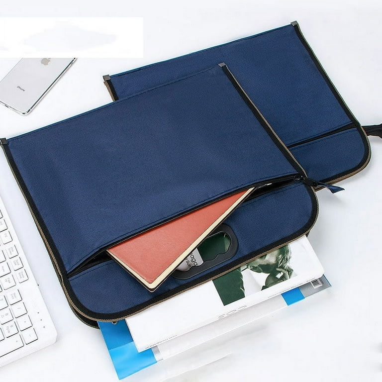 A4 Expanding File Holder Bag Top Handle Business Briefcase with