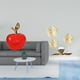 thumbnail image 2 of Estatua,Escultura de fruta artificial,estatua y artesanía,Estatua de estatuilla,Estatuas de hojas y flores de metal,esculturas decorativas.,Inicio Arte Figuras Estante Mesa Gabinete Figura, 2 of 8