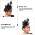 thumbnail image 3 of unbranded 1Ud Prendedor Para En De Con Tul Y Plumas Negras Para, 3 of 8