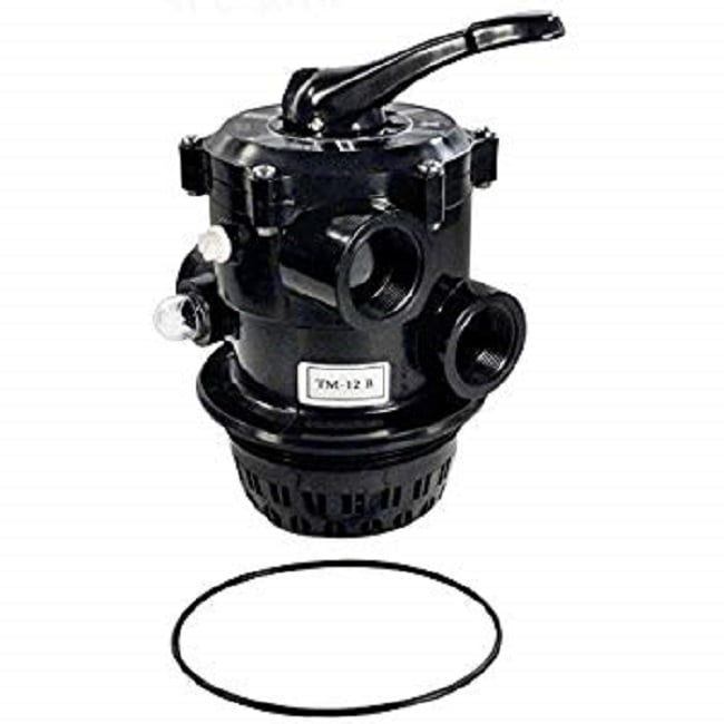 Black Waterway Sand Filter - 7 Position Top Mount Sand Backwash Valve