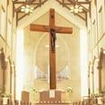 thumbnail image 5 of Religious Wooden Crucifix Statue Catholic Figurine Wall Hanging Sculpture Chapel Decoration Collective, 5 of 8