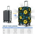 thumbnail image 5 of Picia Sunflowers And Blue Flower Luggage Protector Cover Thicken Suitcase Protector Cover Fit 18-32 Inch Luggage-X-Large, 5 of 9
