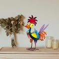 thumbnail image 4 of Garden Rooster Statues Sculpture, Outdoor Animal Statues, Metal Rooster Statues, Chicken Ornaments Yard Art for Backyard Patio Lawn Decorations, 4 of 8