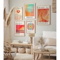 thumbnail image 5 of LOLUIS Aesthetic Wall Decor, Aura Energy Spiritual Gradient Trendy Print, Pink Mental Health Posters (Higher Consciousness Aura Poster, Unframed 8"x12"), 5 of 5