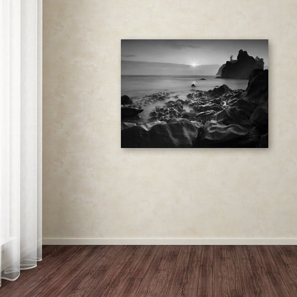 Trademark Fine Art "Sunset At Ruby Beach" Canvas Art by Moises Levy